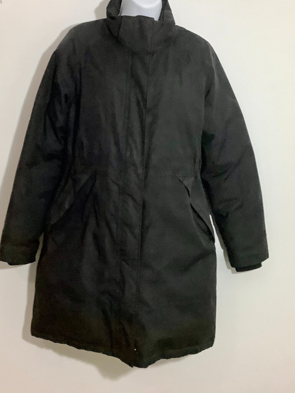 Womans Down Filled North Face Coat (NoHood) Black Medium Functional Warm Stylish